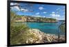 Europe, Spain, Majorca, Bathing Bay Cala Na Sau-Chris Seba-Framed Photographic Print