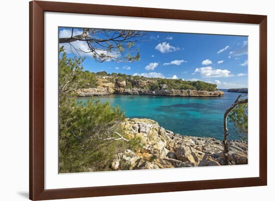 Europe, Spain, Majorca, Bathing Bay Cala Na Sau-Chris Seba-Framed Photographic Print