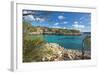 Europe, Spain, Majorca, Bathing Bay Cala Na Sau-Chris Seba-Framed Photographic Print