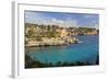 Europe, Spain, Majorca, Cliff-Lined Bay Cala Llombards-Chris Seba-Framed Photographic Print