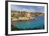 Europe, Spain, Majorca, Cliff-Lined Bay Cala Llombards-Chris Seba-Framed Photographic Print