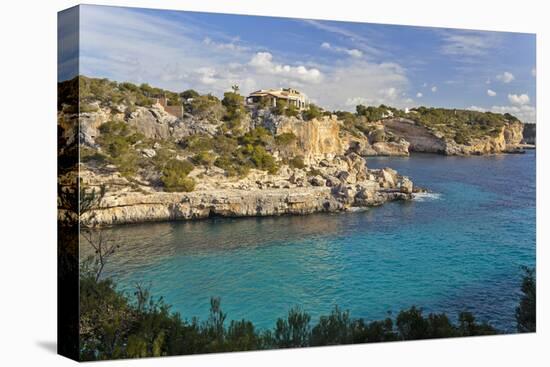 Europe, Spain, Majorca, Cliff-Lined Bay Cala Llombards-Chris Seba-Stretched Canvas