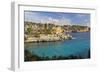 Europe, Spain, Majorca, Cliff-Lined Bay Cala Llombards-Chris Seba-Framed Photographic Print