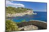 Europe, Spain, Majorca, Cliff-Lined Bay Platja D'Or-Chris Seba-Mounted Photographic Print