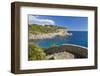 Europe, Spain, Majorca, Cliff-Lined Bay Platja D'Or-Chris Seba-Framed Photographic Print