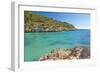 Europe, Spain, Majorca, Cliff-Lined Bay Platja D'Or-Chris Seba-Framed Photographic Print