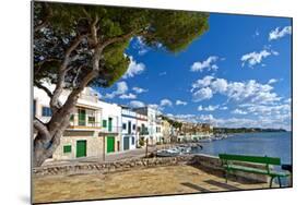 Europe, Spain, Majorca, Fishing Village Porto Colom, Harbour-Chris Seba-Mounted Photographic Print