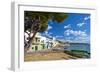 Europe, Spain, Majorca, Fishing Village Porto Colom, Harbour-Chris Seba-Framed Premium Photographic Print