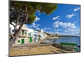 Europe, Spain, Majorca, Fishing Village Porto Colom, Harbour-Chris Seba-Mounted Photographic Print
