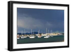 Europe, Spain, Majorca, Fishing Village Porto Colom, Harbour-Chris Seba-Framed Photographic Print