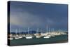 Europe, Spain, Majorca, Fishing Village Porto Colom, Harbour-Chris Seba-Stretched Canvas