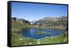 Europe, Spain, Pyrenees Mountains and Lake-Samuel Magal-Framed Stretched Canvas