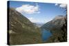 Europe, Spain, Pyrenees Mountains and Lake-Samuel Magal-Stretched Canvas