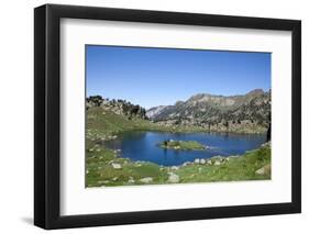 Europe, Spain, Pyrenees Mountains and Lake-Samuel Magal-Framed Premium Photographic Print