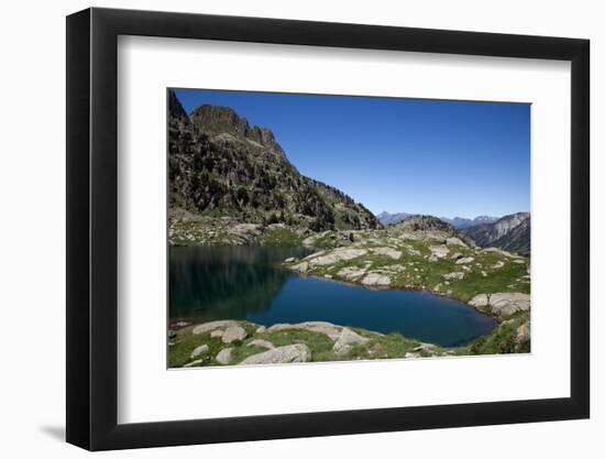 Europe, Spain, Pyrenees Mountains and Lake-Samuel Magal-Framed Photographic Print