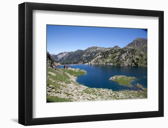 Europe, Spain, Pyrenees Mountains and Lake-Samuel Magal-Framed Photographic Print