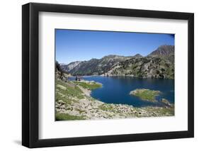 Europe, Spain, Pyrenees Mountains and Lake-Samuel Magal-Framed Photographic Print