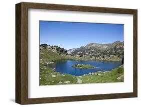 Europe, Spain, Pyrenees Mountains and Lake-Samuel Magal-Framed Photographic Print