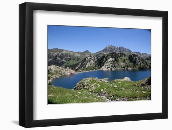 Europe, Spain, Pyrenees Mountains and Lake-Samuel Magal-Framed Photographic Print