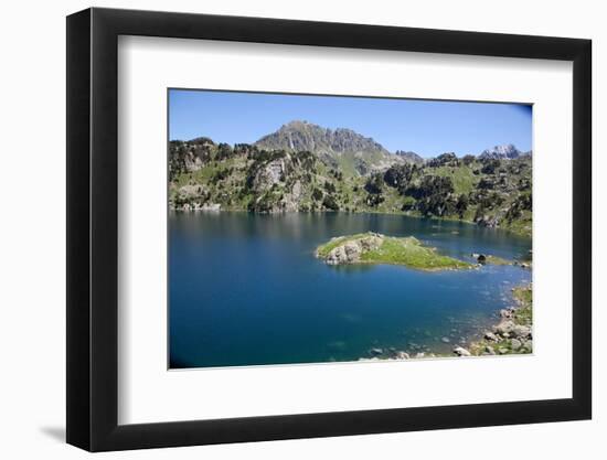 Europe, Spain, Pyrenees Mountains and Lake-Samuel Magal-Framed Photographic Print