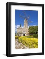 Europe, Spain, the Balearic Islands, Island Majorca, Windmill, Restaurant-Chris Seba-Framed Photographic Print