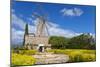 Europe, Spain, the Balearic Islands, Island Majorca, Windmill, Restaurant-Chris Seba-Mounted Photographic Print