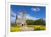 Europe, Spain, the Balearic Islands, Island Majorca, Windmill, Restaurant-Chris Seba-Framed Photographic Print