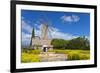 Europe, Spain, the Balearic Islands, Island Majorca, Windmill, Restaurant-Chris Seba-Framed Photographic Print