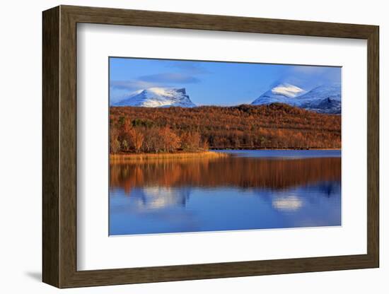 Europe, Sweden,  Abisko National Park, View at Lapporten-Bernd Rommelt-Framed Photographic Print