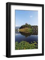 Europe, Switzerland, Graubunden, Engadine, Scuol Tarasp, Scuol Castle, (Schloss Tarasp)-Christian Kober-Framed Photographic Print