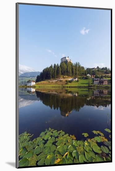 Europe, Switzerland, Graubunden, Engadine, Scuol Tarasp, Scuol Castle, (Schloss Tarasp)-Christian Kober-Mounted Photographic Print