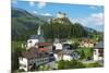 Europe, Switzerland, Graubunden, Engadine, Scuol Tarasp, Scuol Castle, (Schloss Tarasp)-Christian Kober-Mounted Photographic Print