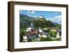 Europe, Switzerland, Graubunden, Engadine, Scuol Tarasp, Scuol Castle, (Schloss Tarasp)-Christian Kober-Framed Photographic Print