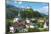 Europe, Switzerland, Graubunden, Engadine, Scuol Tarasp, Scuol Castle, (Schloss Tarasp)-Christian Kober-Mounted Photographic Print
