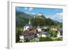 Europe, Switzerland, Graubunden, Engadine, Scuol Tarasp, Scuol Castle, (Schloss Tarasp)-Christian Kober-Framed Photographic Print