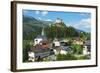 Europe, Switzerland, Graubunden, Engadine, Scuol Tarasp, Scuol Castle, (Schloss Tarasp)-Christian Kober-Framed Photographic Print