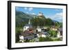 Europe, Switzerland, Graubunden, Engadine, Scuol Tarasp, Scuol Castle, (Schloss Tarasp)-Christian Kober-Framed Photographic Print