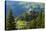 Europe, Switzerland, Graubunden, Engadine, Scuol Tarasp, Scuol Castle, (Schloss Tarasp)-Christian Kober-Stretched Canvas