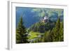 Europe, Switzerland, Graubunden, Engadine, Scuol Tarasp, Scuol Castle, (Schloss Tarasp)-Christian Kober-Framed Photographic Print