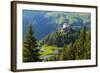 Europe, Switzerland, Graubunden, Engadine, Scuol Tarasp, Scuol Castle, (Schloss Tarasp)-Christian Kober-Framed Photographic Print