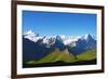 Europe, Switzerland, Swiss Alps Jungfrau-Aletsch UNESCO World Heritage Site-Christian Kober-Framed Photographic Print