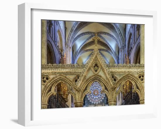 Europe, United Kingdom, England, County Durham, Durham, Durham Cathedral-Mark Sykes-Framed Photographic Print