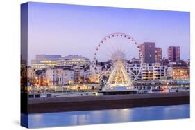 Europe, United Kingdom, England, East Sussex, Brighton and Hove, Brighton, Palace (Brighton) Pier-Alex Robinson-Stretched Canvas