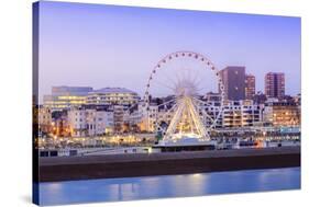 Europe, United Kingdom, England, East Sussex, Brighton and Hove, Brighton, Palace (Brighton) Pier-Alex Robinson-Stretched Canvas