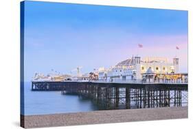 Europe, United Kingdom, England, East Sussex, Brighton and Hove, Brighton, Palace (Brighton) Pier-Alex Robinson-Stretched Canvas
