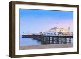 Europe, United Kingdom, England, East Sussex, Brighton and Hove, Brighton, Palace (Brighton) Pier-Alex Robinson-Framed Photographic Print