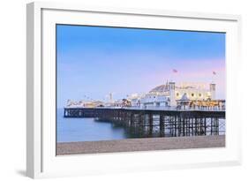 Europe, United Kingdom, England, East Sussex, Brighton and Hove, Brighton, Palace (Brighton) Pier-Alex Robinson-Framed Photographic Print