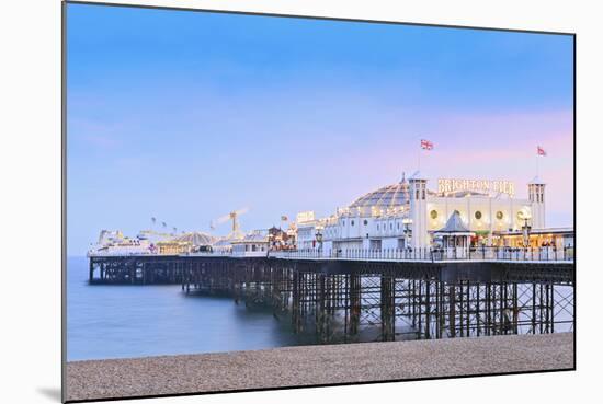 Europe, United Kingdom, England, East Sussex, Brighton and Hove, Brighton, Palace (Brighton) Pier-Alex Robinson-Mounted Photographic Print