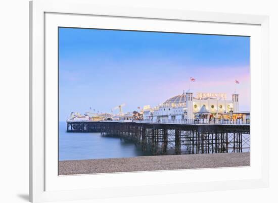 Europe, United Kingdom, England, East Sussex, Brighton and Hove, Brighton, Palace (Brighton) Pier-Alex Robinson-Framed Photographic Print