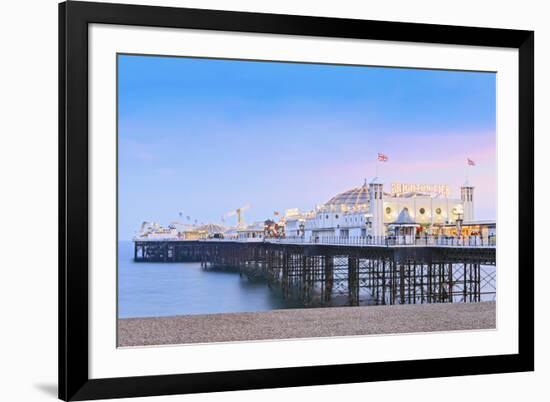 Europe, United Kingdom, England, East Sussex, Brighton and Hove, Brighton, Palace (Brighton) Pier-Alex Robinson-Framed Photographic Print